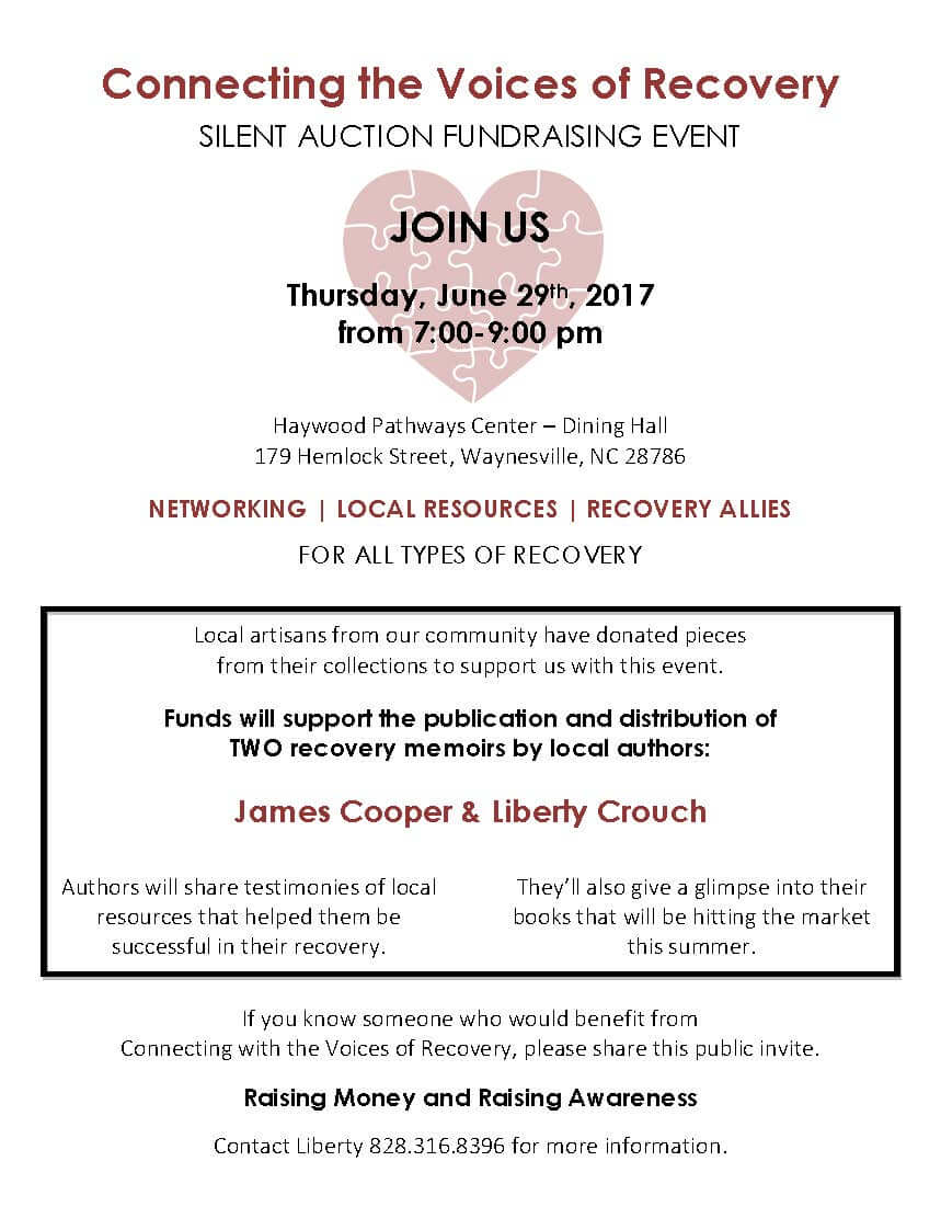 Connecting the Voices of Recovery SILENT AUCTION FUNDRAISING EVENT
